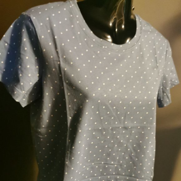 Ecothreads Women's Organic Cotton T-Shirt (Blue) - Picture 2 of 6